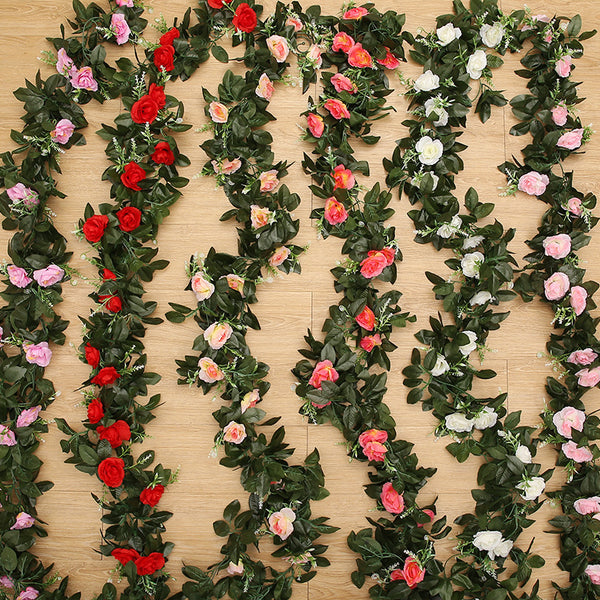 Rose Garland - 11 heads per Garland - 240 cm - Kenly's